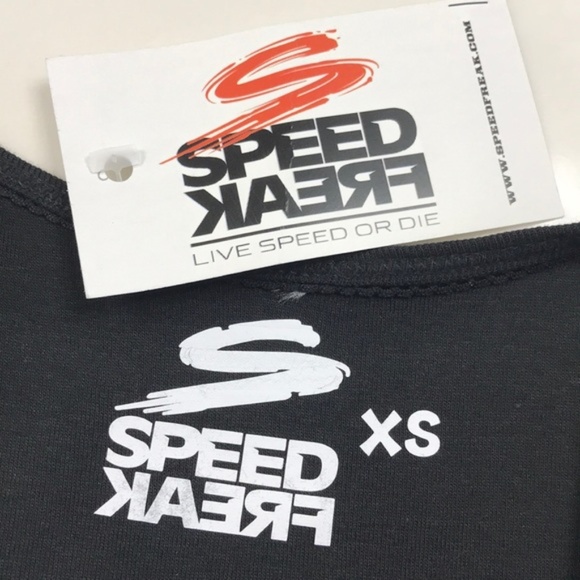 SPEEDFREAK Black USA Flag Tank Top Size XS - Picture 6 of 7